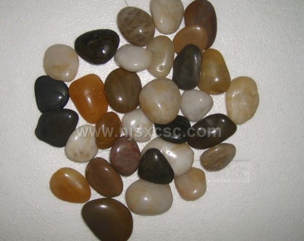 mixed high light pebbles